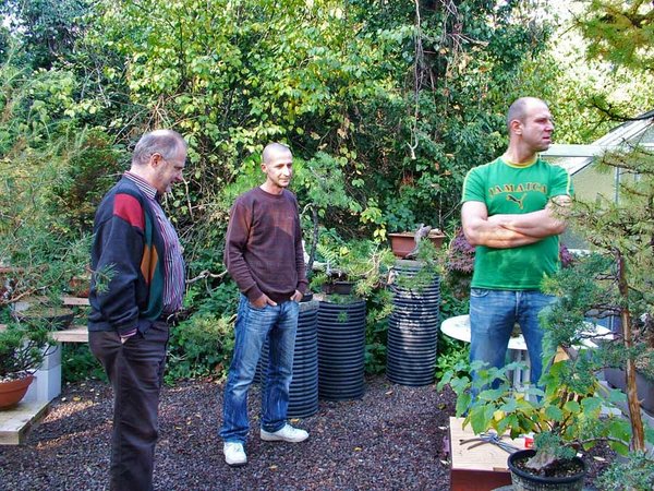 von links: Georg, Denis und Gregor (viell. ein neuer User :-) )