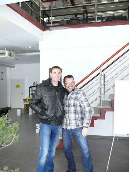 Ingo Klemend (Geschäftsführer Bonsaizentrum Münsterland) und Ivo Drüge (Geschäftsführer Bonsai-Art)