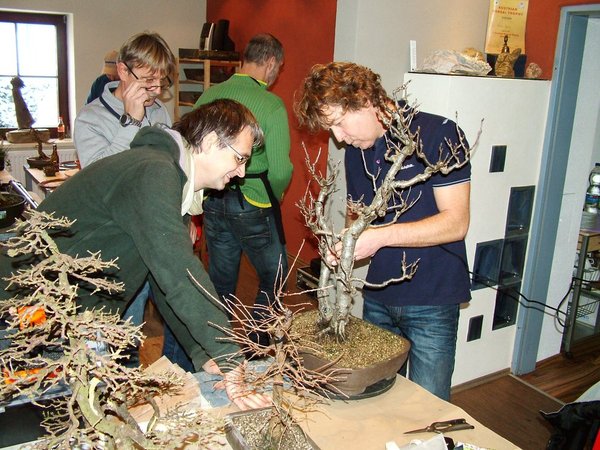 Klaus und Gerhard mit Esche