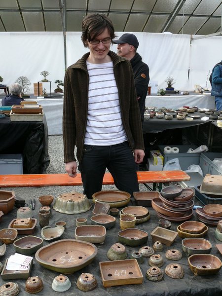 Tom Benda an seinem Schalenstand