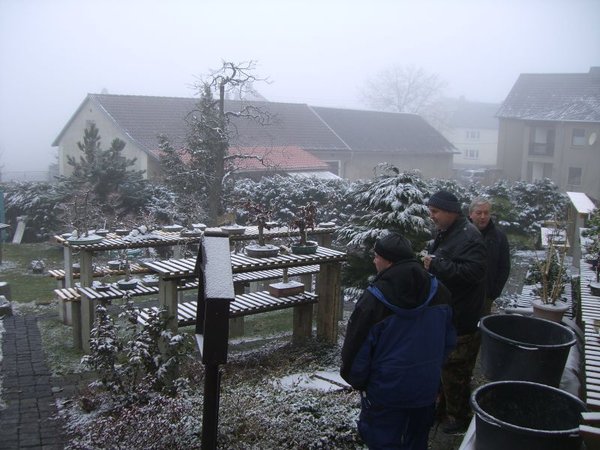 am Sonntagmorgen Wintereinbruch in Linda