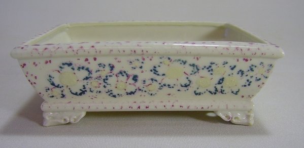 kleine viereckige Porzellanschale 11x9x3,5cm