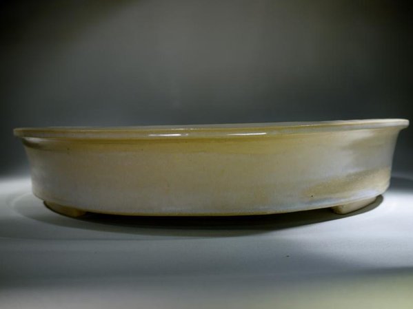 oval glasiert