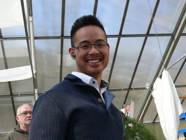 Michael hat allen Grund zum Strahlen
