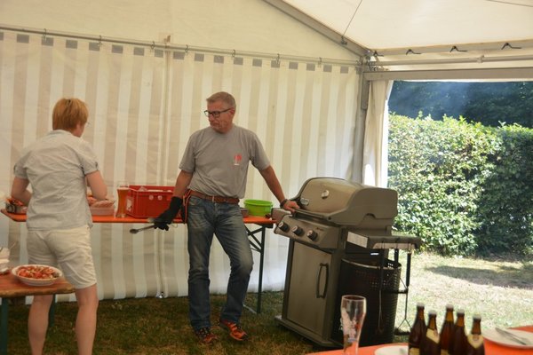 Sonntag wurde auch gegrillt
