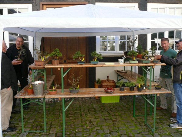 Der andere Wolfgang hatte am Sonntag seine Ware schon weitgehend verkauft