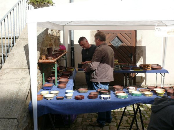 Marc Berenbrinkers Stand hatte ein Plätzchen an der Sonne
