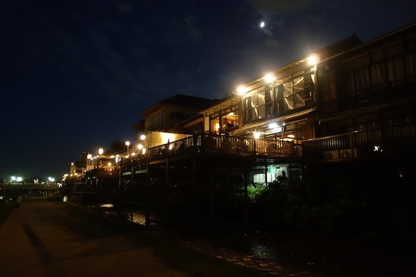 Kyoto - Abends am Fluss