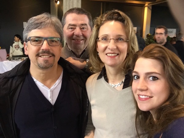 Dream Team :) Wir 4 aus dem AK blieben über Nacht