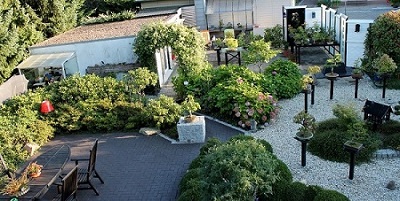 Blick aus dem Dachfenster