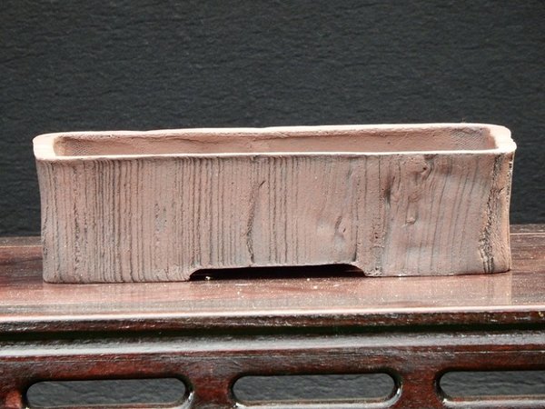 2016-6-Eckig-unglasiert - Holzoptik - immer ein Unikat