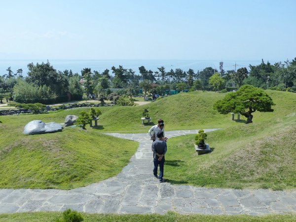 Cheonsaseom Bonsai Park auf der Insel Shinan Island