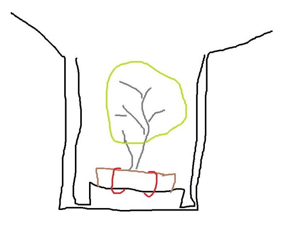 Karton mit aus Pappe gefaltetem Innen"gestell", Schale verpacken und am inneren Gestell verdrahten