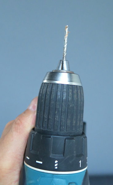 mit 2 mm vorgebohrt, dann mit 3 mm erweitert. Lieber etwas größer bohren, anstatt die empfindlichen Knospen beim Durchschieben zu beschädigen.