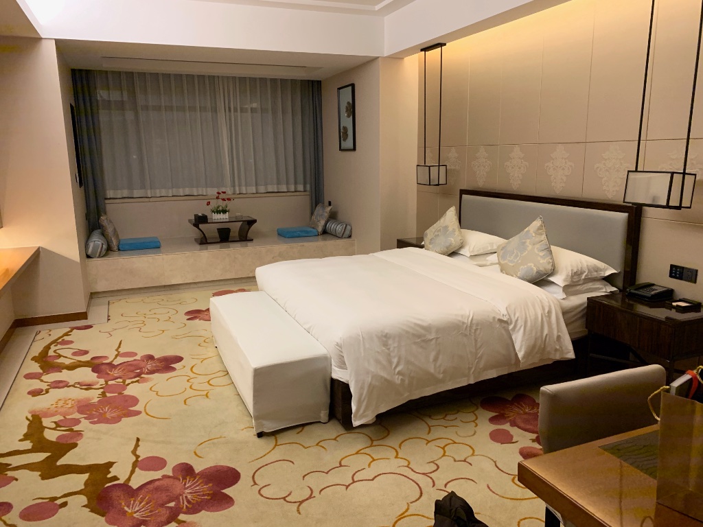 Das Hotelzimmer ließ an Comfort keine Wünsche offen