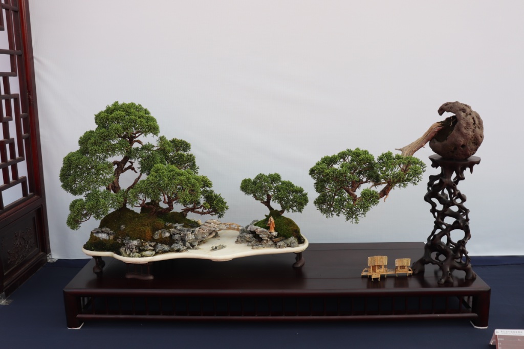 Penjing-Landschaft als Shohin-Display, bezaubernd!