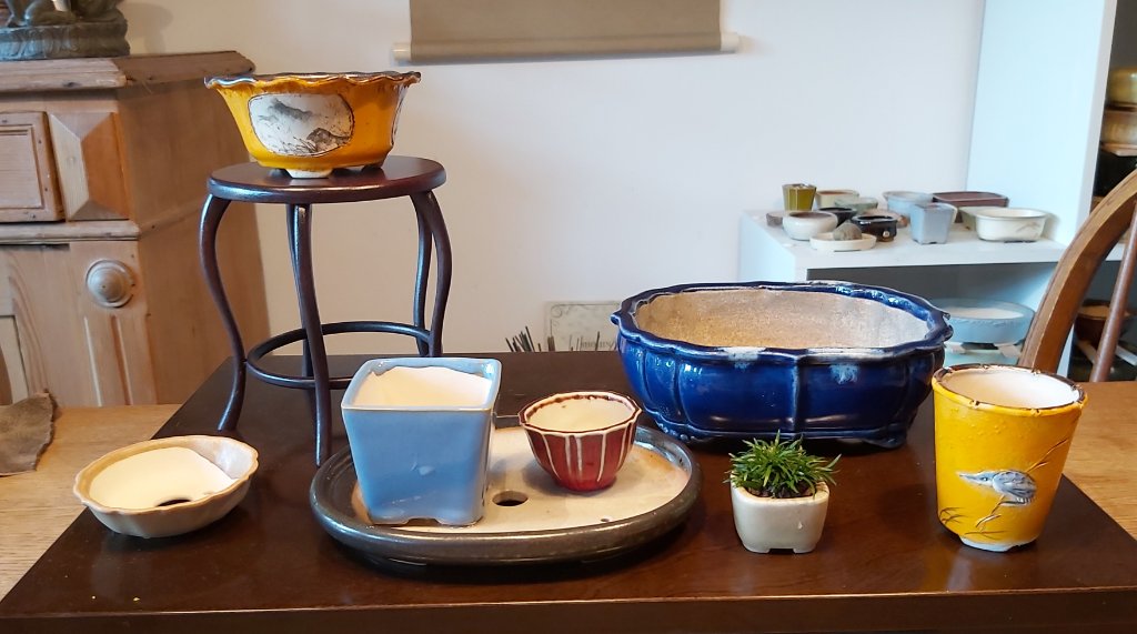 Schalen Tisch und der Mini mini Kalmus