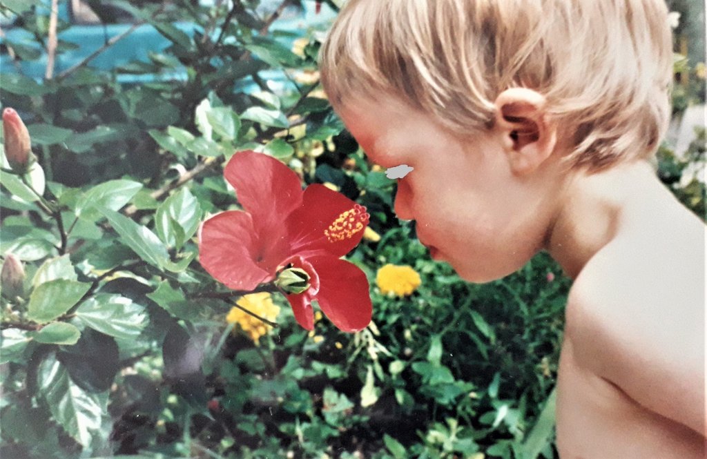 altes Urlaubbild von August 1990