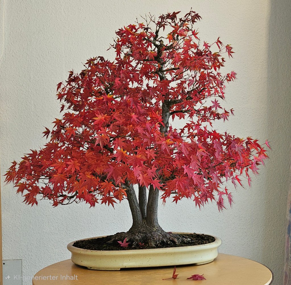 Mit der Ki habe ich ein Päckchen Taschentücher vom Tisch entfernt. Die Farbe und der Baum sind Original