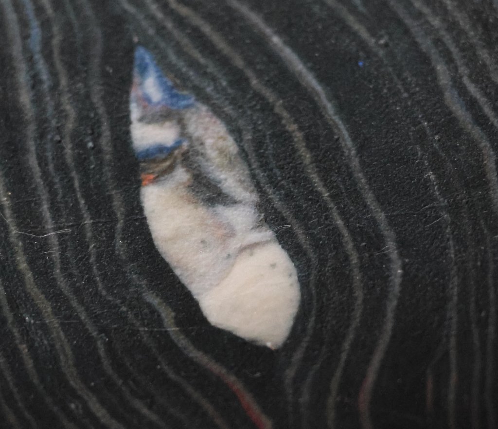 Detail in der Mitte der Schale