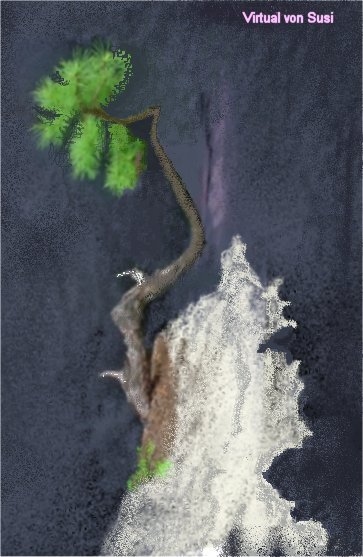Baum auf Stein, diesmal ordentlich
