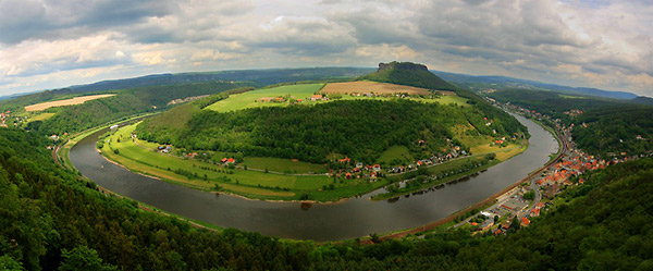 Blick auf den Lilienstein