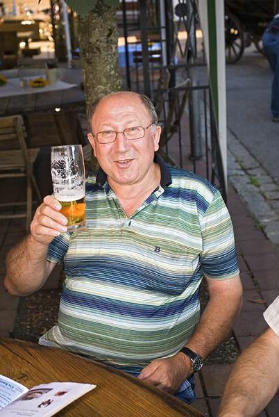 Das Bier war gut