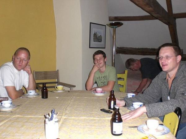 Kurz vorm zu Bett gehen - zu Lachen und zu erzählen gab es viel!