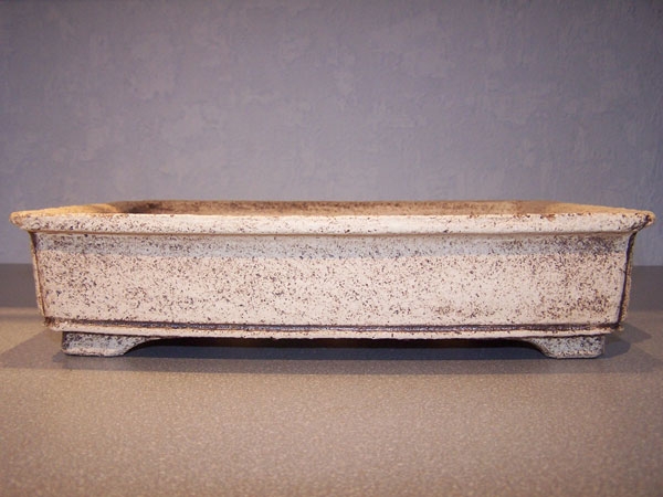 Rechteckig Antiklook: 30,5 x 22,5 x 7,5cm, gebeitzt