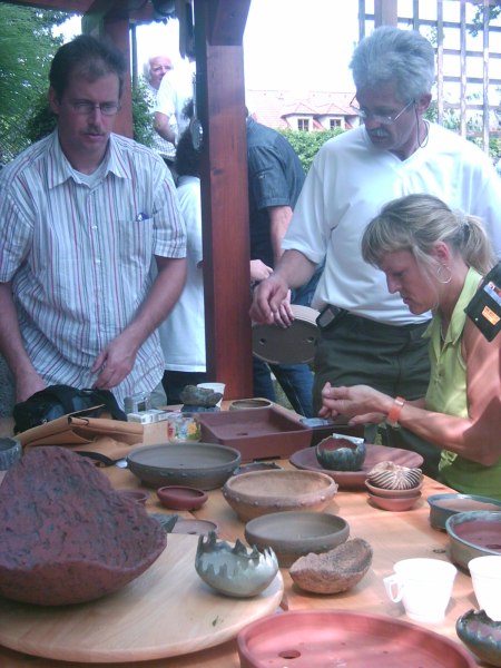Petra hatte tolle Schalen dabei.....