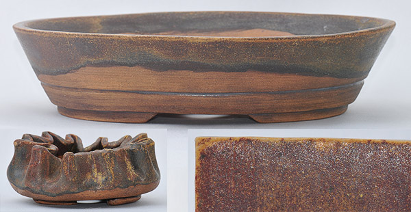 Meine Lieblingsglasur dieses Jahr. Auf der Probe ein dunkler, sehr matter Rotton, an den Ecken abgewetzt als wäre es 100 Jahre beansprucht. Auf den Schalen ist es nicht so geworden, aber sie sehen in echt trotzdem sehr "antik" aus.